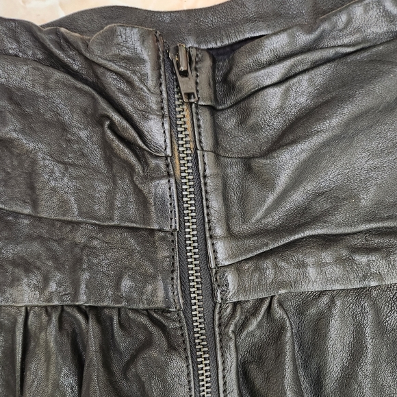 COS Leather Flare Skirt - Picture 7 of 7